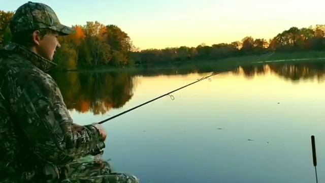 Осень... Вова на рыбалке... отдых... смотреть онлайн