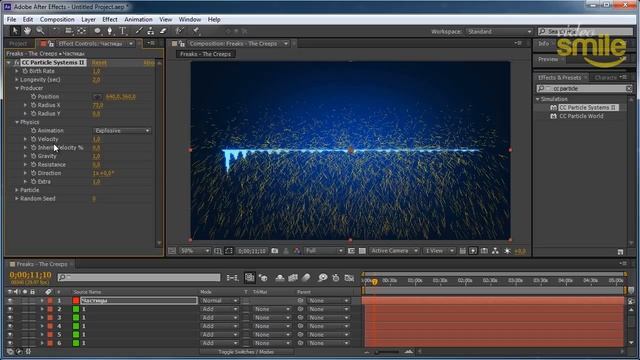 Создаем эквалайзер при помощи эффекта Audio Spectrum HD, after effects для начинающих смотреть онлайн