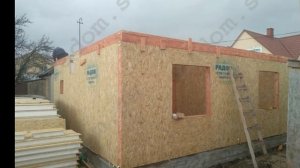 Строительство дома 120 кв. в Крыму из СИП панелей
