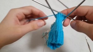 Мастер класс. Штанишки для мишки спицами. Часть 4