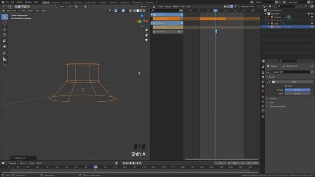 Blender Tutorial - How to Use Speakers in Blender 2 9 смотреть онлайн