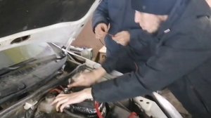 установка генератора TSA 320A в Ладу Гранту ч2