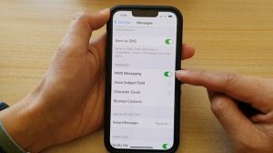 iPhone 13/13 Pro: How to Enable/Disable MMS Messaging in Messages App