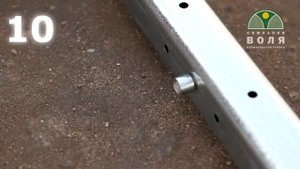 Сборка и установка теплицы со сдвижной крышей Презент