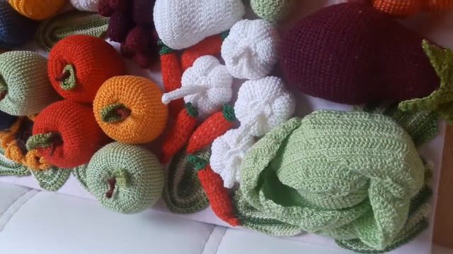 Объемная вязаная картина 'Дары осени' смотреть онлайн