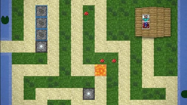 Let's Play Random Online Games =Minecraft 2D Tower Defence= смотреть онлайн