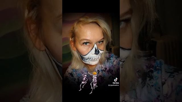 Аквагрим "Скелет" смотреть онлайн