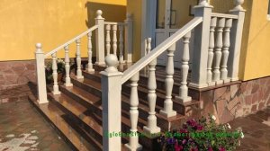 Балясины из мрамора.