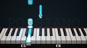 Roblox DOORS Song - Seek 2 - GH’S Animation | Beginner Piano Tutorial Easy Slow