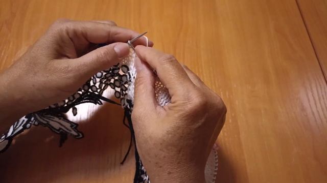 Летняя блузка спицами "Белая роза" 2 часть МК