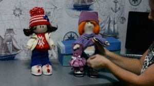 Текстильная кукла своими руками. Кукла большеножка ручной работы.