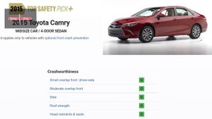 Краш-тест 3-х поколений Toyota Camry