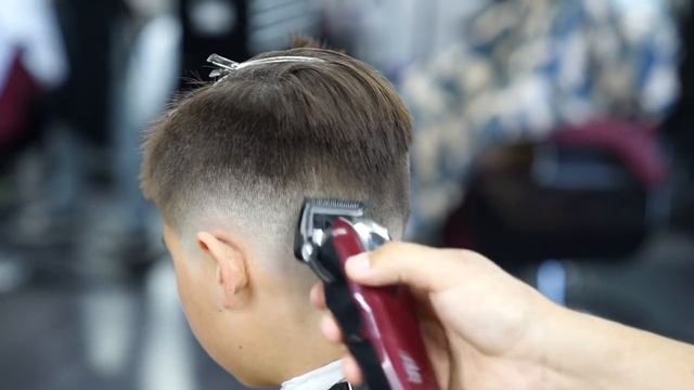 Barber Tutorial : KIDS COMB OVER! transformation смотреть онлайн