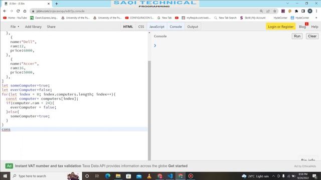 Lecture No 14 How To Used some & every Function in JavaScript React js, Node js, Vue js