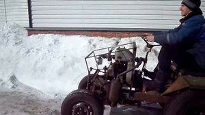 ЗИД-4,5. Самодельный трактор.