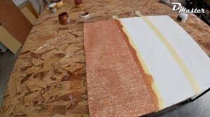 Эффект мешковины бронза, золото и серебро из акриловой шпаклёвки своими руками!