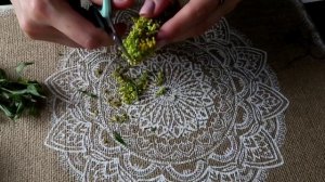 DIY Скрутка из травы Золотарник. Нюанс по созданию.