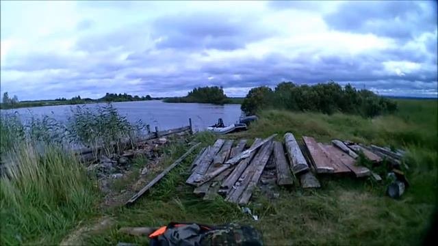 Лен.обл.рыбалка в штормовую погоду.  Онега 25 08 2017 Мегра Панское