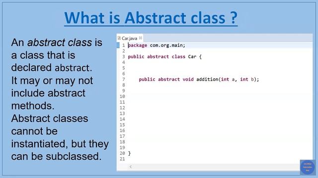 What is Abstract class and can it be final ? | Pradeep Nailwal