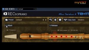 RECsoprano - Free VST - myVST Demo