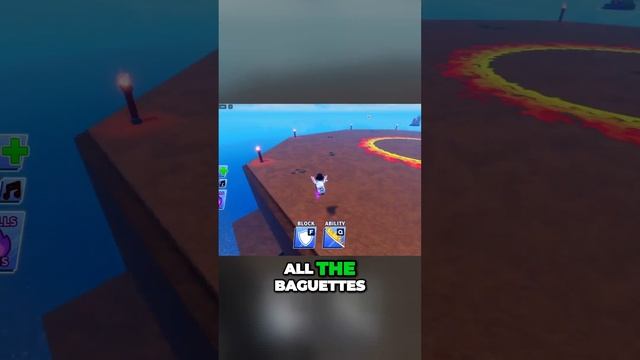 EPIC BAGUETTE BATTLE WITH RAPTURE ABILITY  BLADE BALL ROBLOX... #roblox #robloxshorts