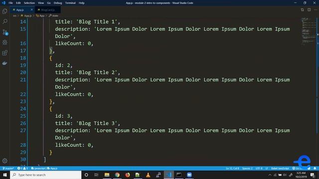 ReactJS - Component Lifecycle - Creation смотреть онлайн