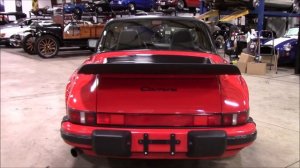 1988 Porsche 911 Carrera Red Paint Video