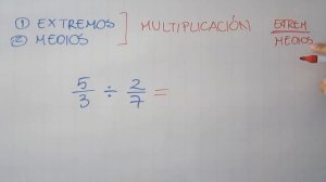 Multiplicación y división de fracciones