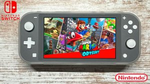 Super Mario Odyssey Nintendo Switch Lite Gameplay