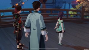 Катсцена праздника Морских Фонарей 2024 cutscene + встреча с Сяо