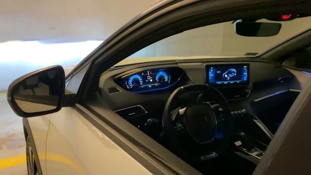 2021 Peugeot 3008 HYbrid4 GT - ПОЛНОСТЬЮ светодиодные световые эффекты, окружающее освещение смотреть онлайн