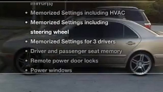 2001 Mercedes-Benz E-Class - Tampa FL смотреть онлайн