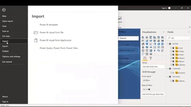 How to Import Power Pivot Data models in power BI