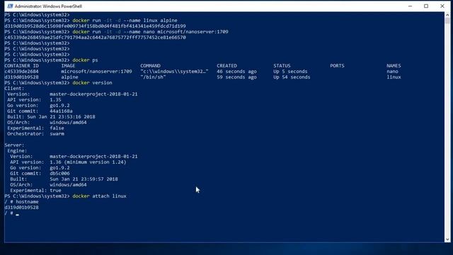 Run Docker And Windows Container Side By Side With Server Insider смотреть онлайн