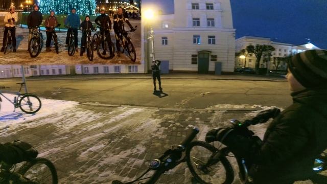 Закрытие ВЕЛОСЕЗОНА 31.12.2017 / Покатушка по ёлки / съемка со стедикамом смотреть онлайн