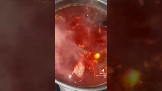Домашний борщ на ребрышках,безумно вкусный
