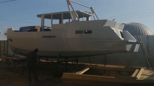 Стальная парусная яхта 14х3.8м.