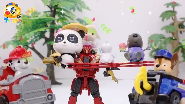 Super Monster Truck Rescue Team | Super Panda Firefighter | PAW Patrol | Kids Toys | ToyBus смотреть онлайн