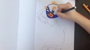 Рисуем пингвинёнка Мака из мультика «Приключения пингвинёнка Лоло и Пепе» ?