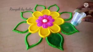 simple rangoli design. small rangoli design.Beautifulrangoli design??attractive rangoli