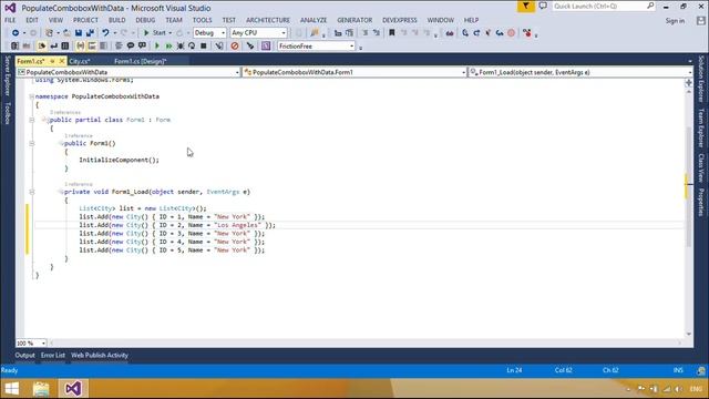 C# Tutorial - How to populate a ComboBox with data | FoxLearn смотреть онлайн