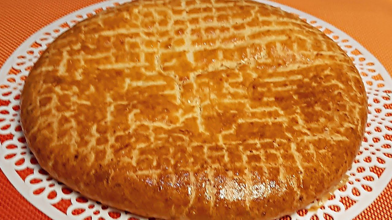 Лепешка из творожного теста с сыром