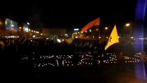 Марш Героев. "Казачий марш" Харьков. 14.10.2014