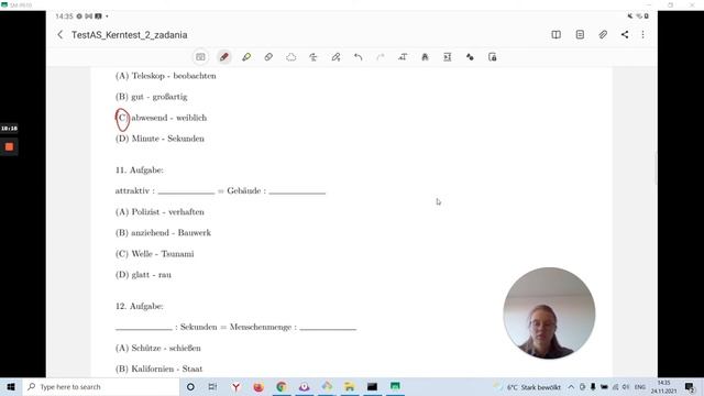 Test AS подготовка, разбор заданий Kerntest: Beziehungen erschließen смотреть онлайн