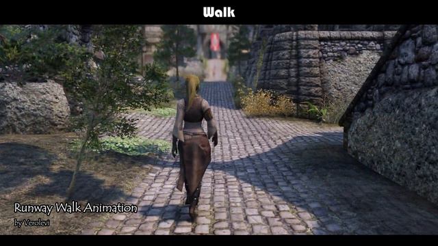 Skyrim Movement Animation Mods: Walk Run Sprint Comparison for 2024