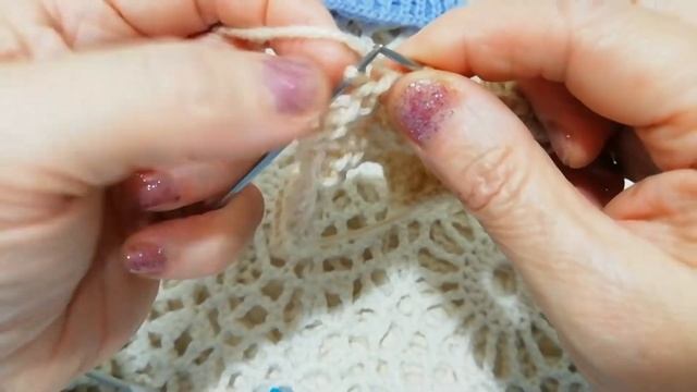 Красивый ажурный узор #волны спицами #мастеркласс смотреть онлайн