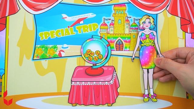 Barbie Family Storytime | Blue Elsa VS Yellow Rapunzel Wedding Contest | Printable Paper Dolls смотреть онлайн