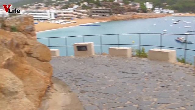 Средневековый замок-крепость Вила Велья в Тосса-де-Мар, Испания влог #025 смотреть онлайн