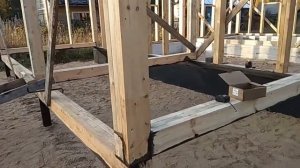 Каркасный гараж. Ручная работа. Серия 3.