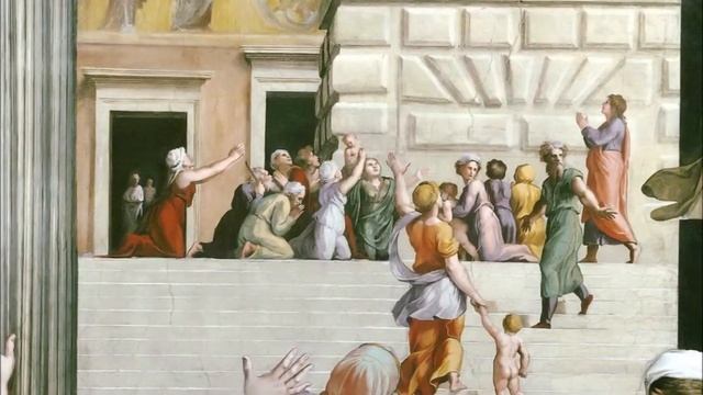 Картины Рафаэль Санти Зал Пожара 1483-1520  Paintings By Raphael Santi Hall Of Fire